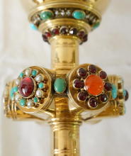 John Hardman Sterling Silver Gothic Chalice